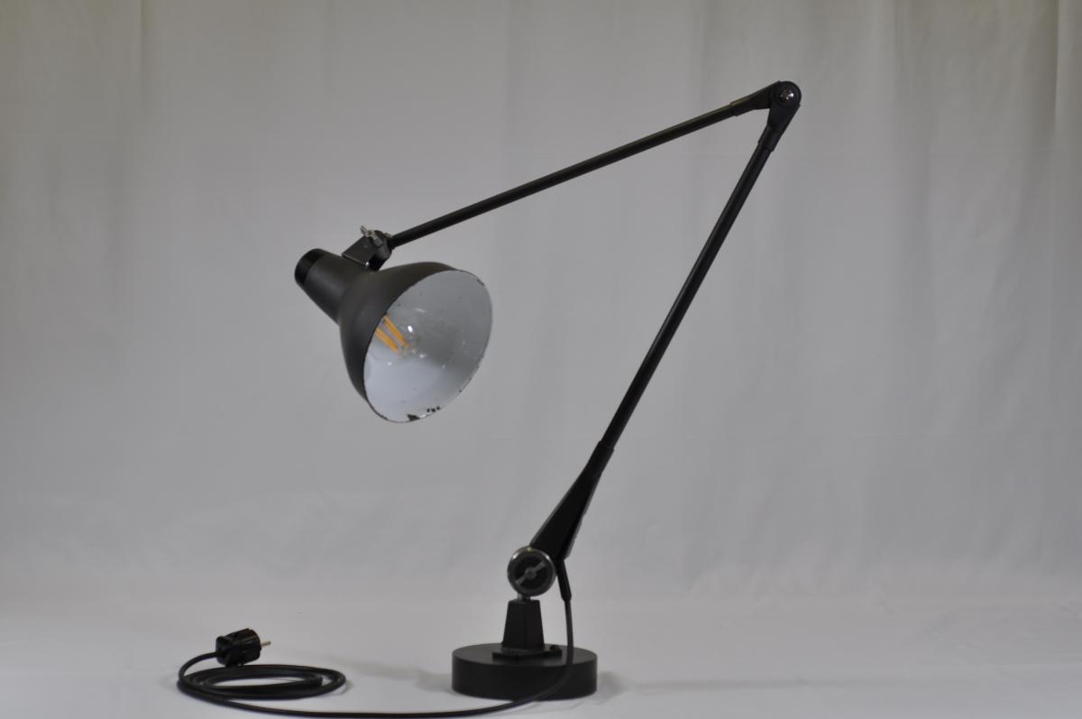 Rademacher Gelenklampe Stehlampe Schreibtischlampe Leuchte Lampe vintage Tischlampe 60er Werkstattlampe Wandleuchte Industrie 0