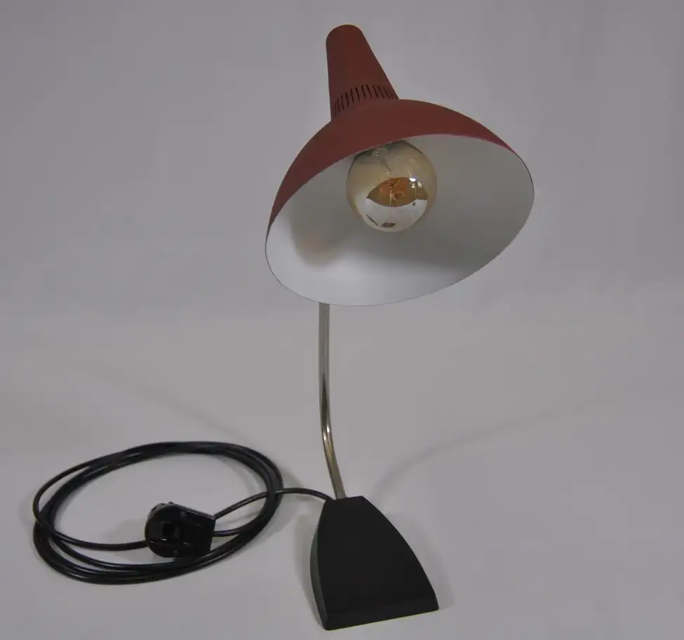 Kaiser (?) Gelenklampe Tischlampe Schreibtischlampe Leuchte Lampe 50er Werkstattlampe Midcentury 2