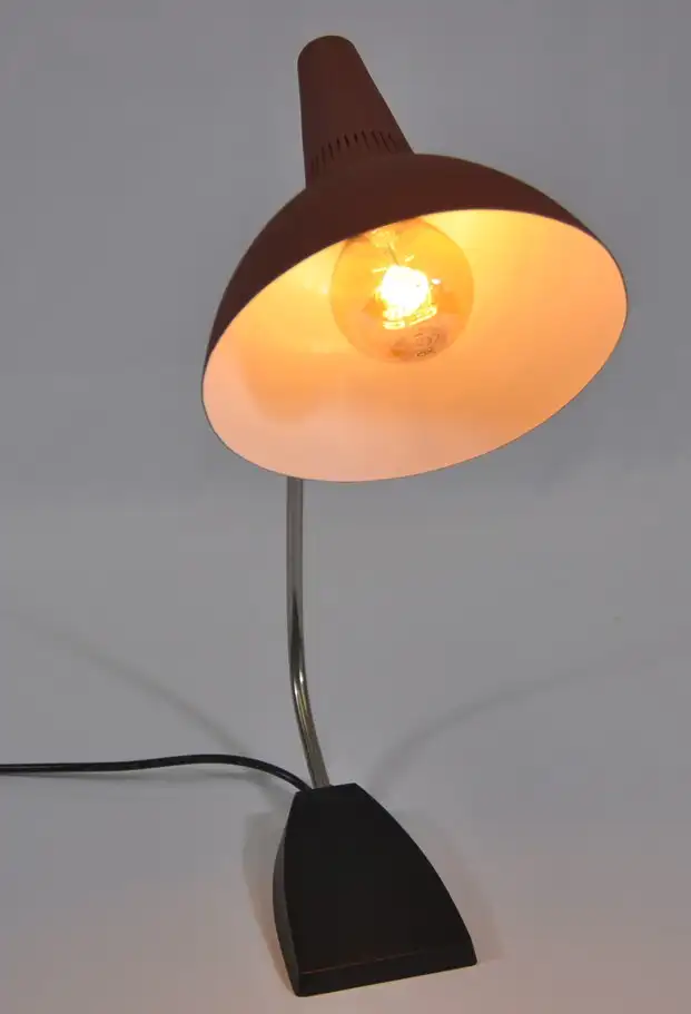 Kaiser (?) Gelenklampe Tischlampe Schreibtischlampe Leuchte Lampe 50er Werkstattlampe Midcentury 3
