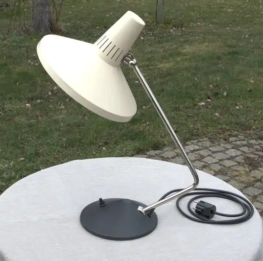 Tischleuchte 60er Jahre Hala Leuchte Lampe vintage Tischlampe Schreibtischlampe 0