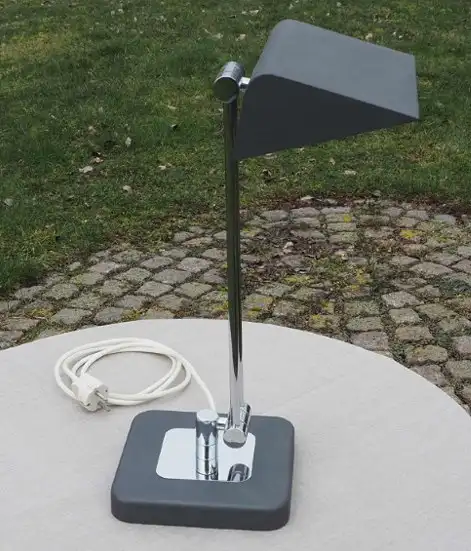 Tischleuchte 70er Jahre Hillebrand Leuchte Lampe vintage Tischlampe Schreibtischlampe 1