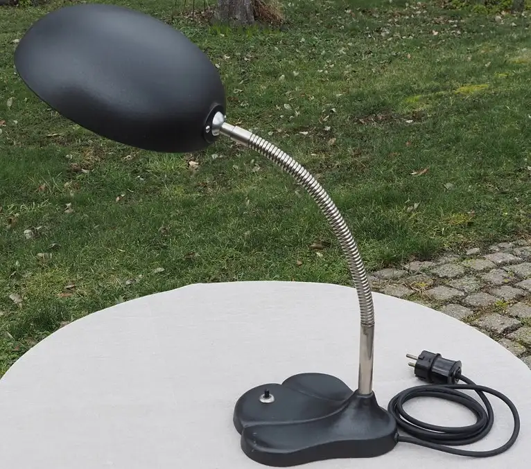 Tischleuchte 50er Jahre Leuchte Lampe vintage Tischlampe Schreibtischlampe Mid Century 0