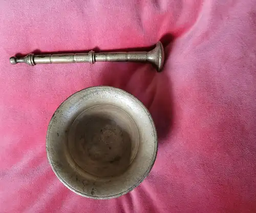 Messing Mörser 19 Jahrhundert. 