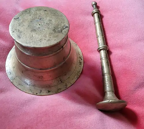 Messing Mörser 19 Jahrhundert. 