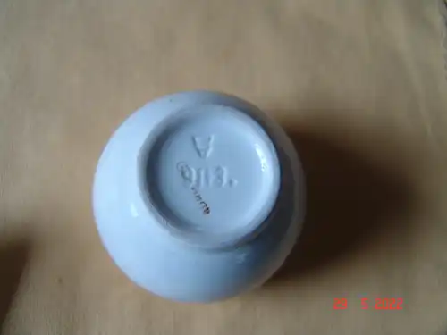 Senftopf Blatthalter versilbert WMF Wächtersbach Straußenmarke