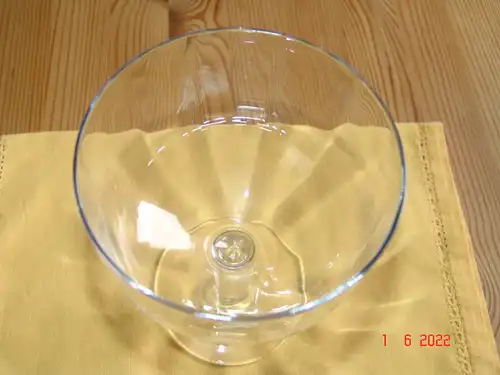 Antikes Berliner Weisse Glas, Prismenfelder, Eichstrich 0,5