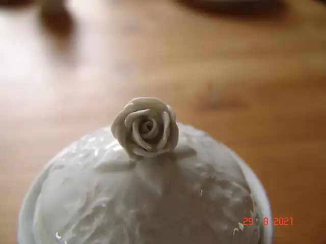 KPM Rocaille weiß Kaffeeservice 21 Teile Schleifstrich - NEUWERTIG 10