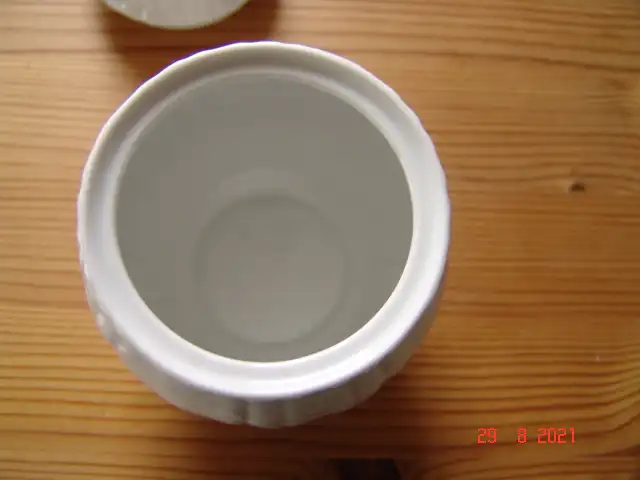 KPM Rocaille weiß Kaffeeservice 21 Teile Schleifstrich - NEUWERTIG 12