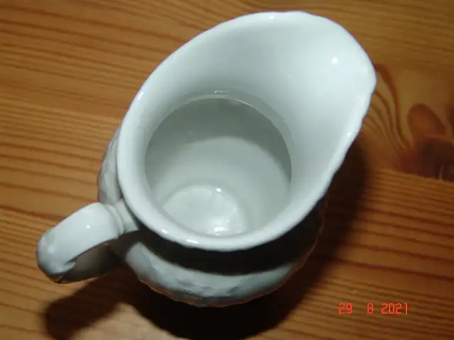 KPM Rocaille weiß Kaffeeservice 21 Teile Schleifstrich - NEUWERTIG 15