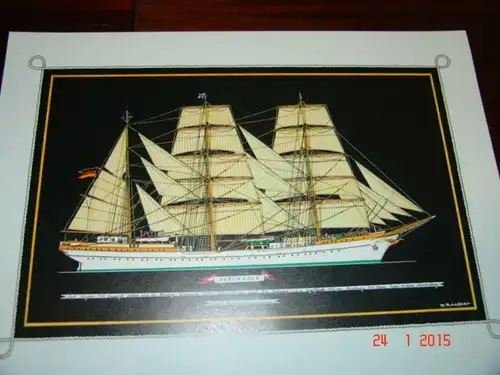 Windjammer - Segelschiffe - 1980 - 6 Motive v. H. Richter