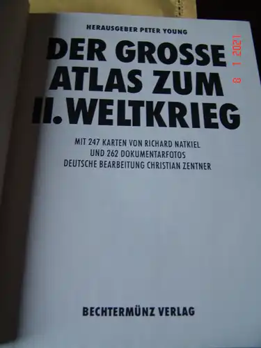 Peter Young,  Natkiel Richard: Der große Atlas zum II. Weltkrieg. 