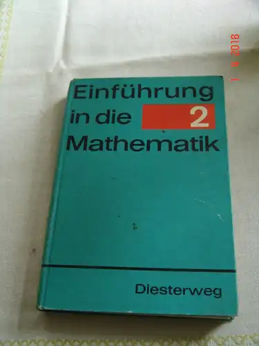 Heinz Schröder & Hermann Uchtmann: Einführung in die Mathematik 2. 