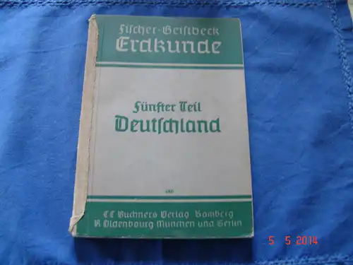 Ludwig Simon: Erdkunde 5. Teil - Deutschland - 1940. 