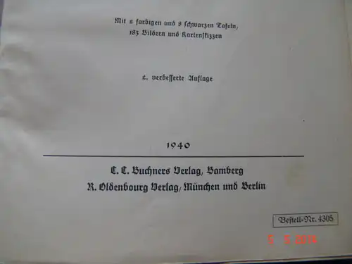 Ludwig Simon: Erdkunde 5. Teil - Deutschland - 1940. 