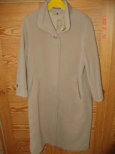  Wintermantel Mantel hellbraun Wolle - KG20 (40) - Manfred Mettner Berlin