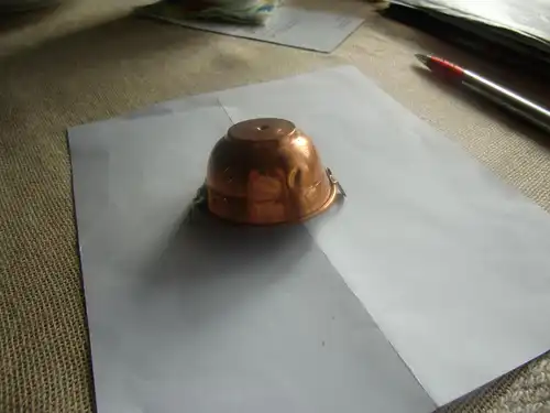 Puppengeschirr Kupfertopf Kupferkessel