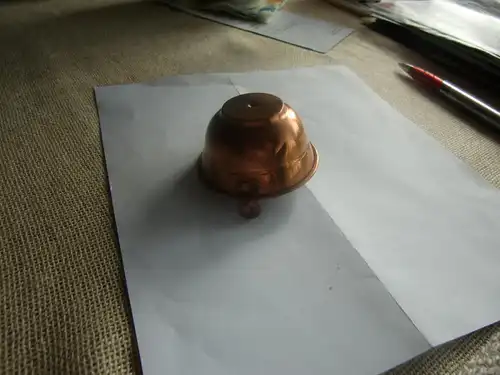 Puppengeschirr Kupfertopf Kupferkessel