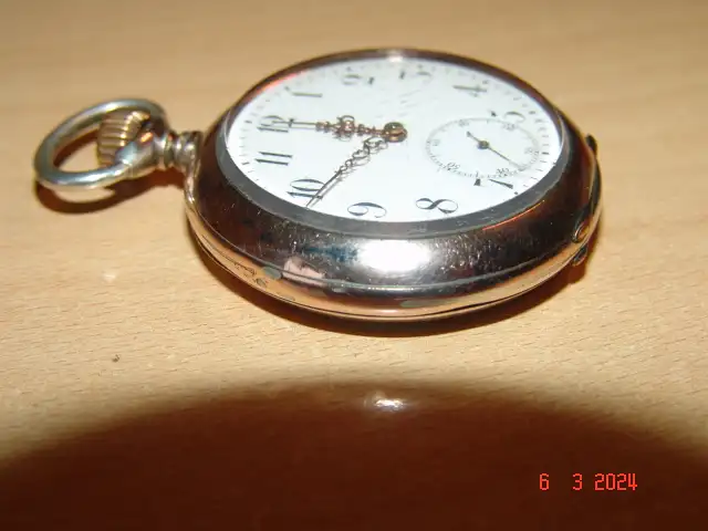 JWC / IWC Taschenuhr Lepine 800er Silber - Generalüberholt -1904 21