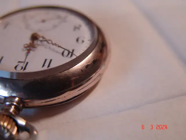 JWC / IWC Taschenuhr Lepine 800er Silber - Generalüberholt -1904 25