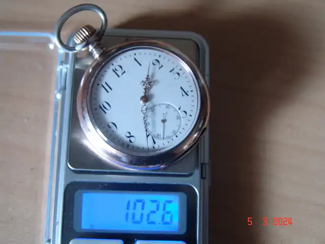 JWC / IWC Taschenuhr Lepine 800er Silber - Generalüberholt -1904 30