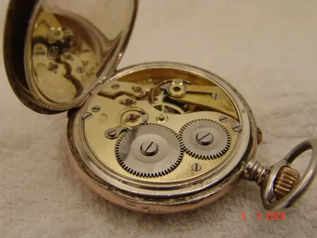 JWC / IWC Taschenuhr Lepine 800er Silber - Generalüberholt -1904 6