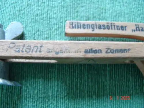 Antiker Rillenglasöffner Weckglasöffner Havolit DDR - Ostalgie