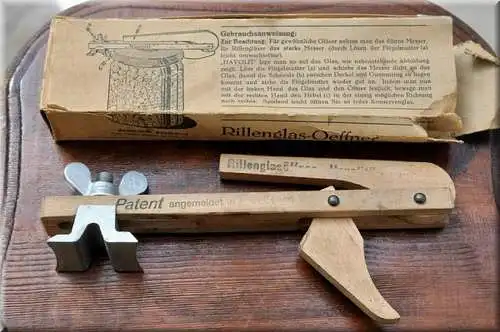 Antiker Rillenglasöffner Weckglasöffner Havolit DDR - Ostalgie