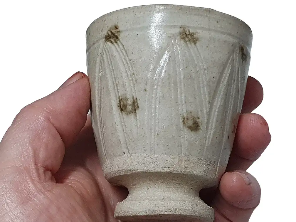 Chinesischer Wein Becher und Flasche aus der Song Dynastie ca.1000 Jahre 12