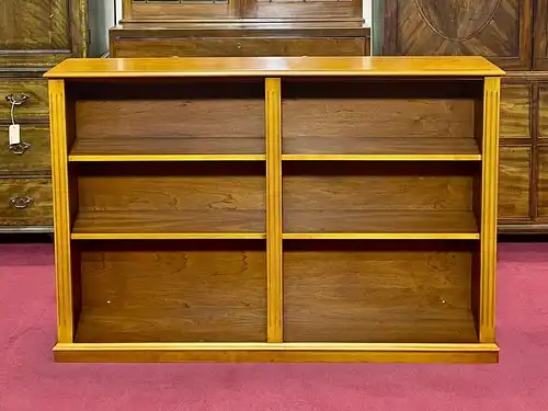 Englische Möbel original Bücherregal Highboard Bookcase Kirsche Made in England