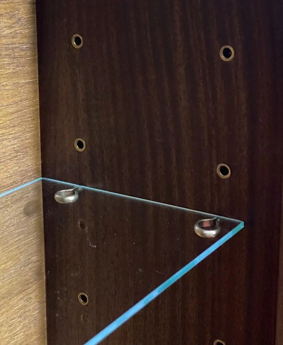 Englische Möbel Regency Aufsatz Sekretär Intarsie Schreibtisch Leder Regalboden 5