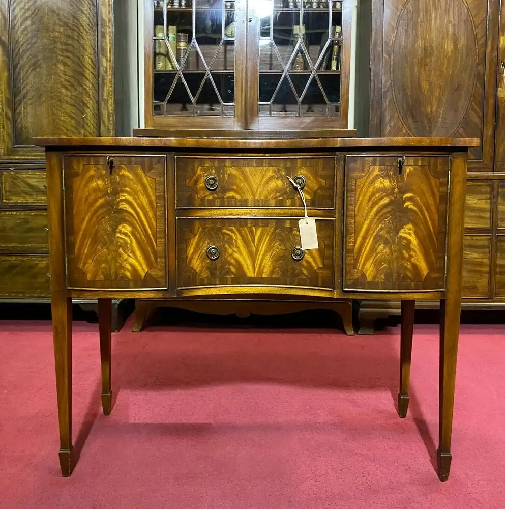 Englische Möbel Regency Serpentine Sideboard Anrichte Bevan Funnell Made in UK 0