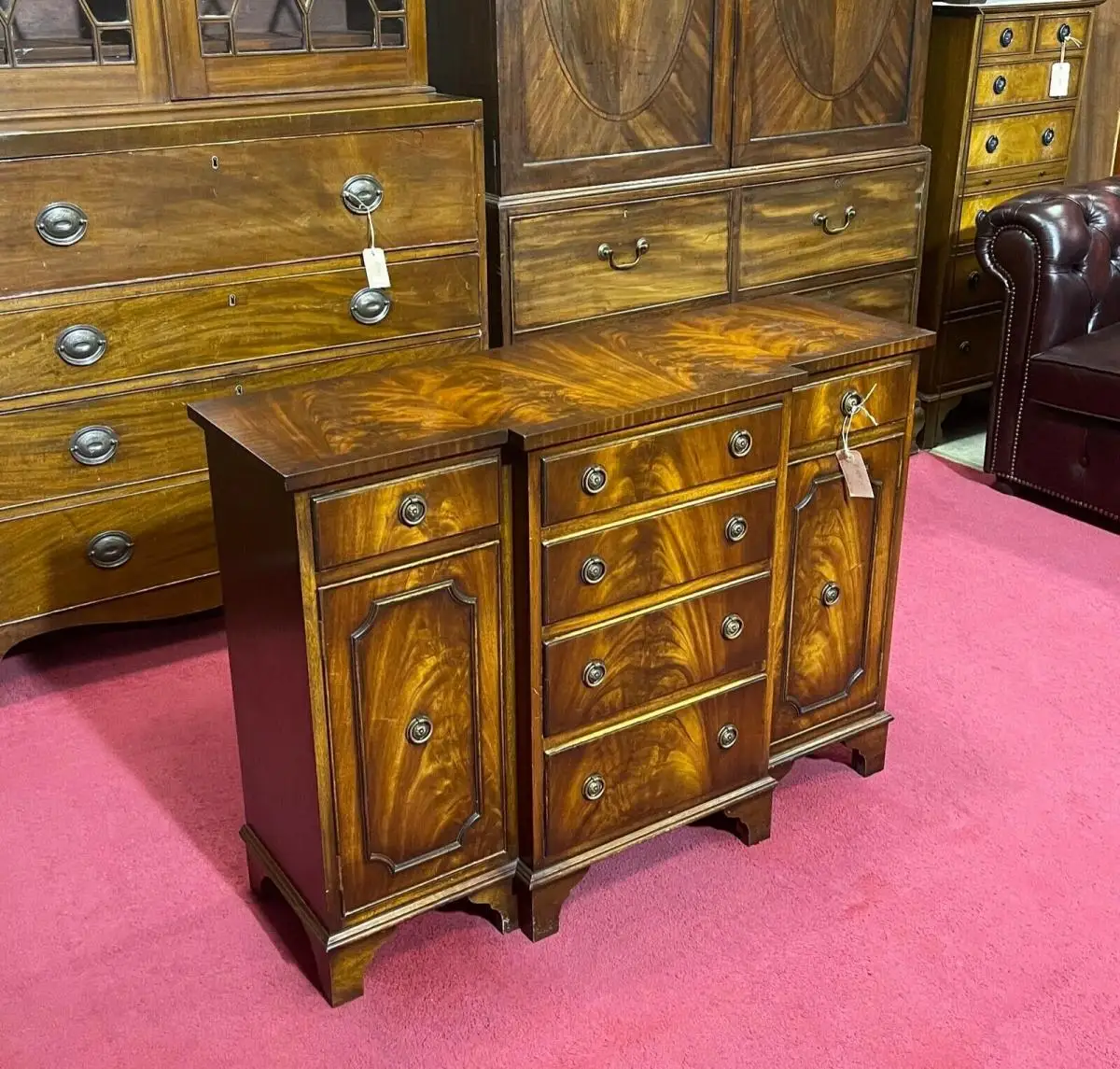 Englische Möbel Regency Mahagoni Sideboard Anrichte Kommode Bevan Funnell UK 1