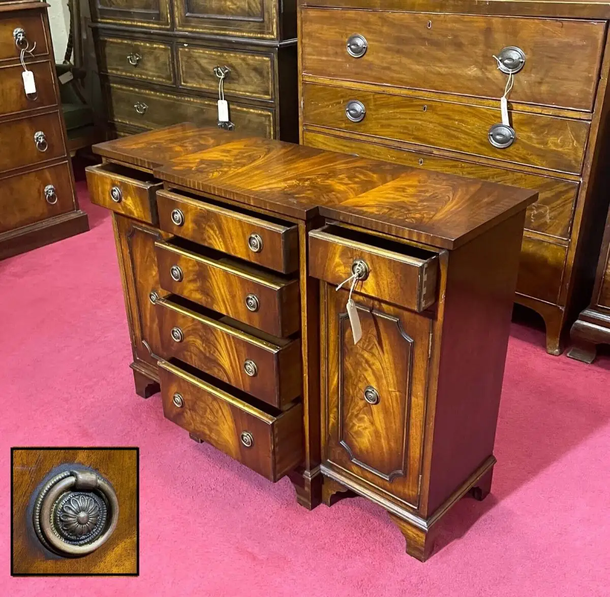 Englische Möbel Regency Mahagoni Sideboard Anrichte Kommode Bevan Funnell UK 3