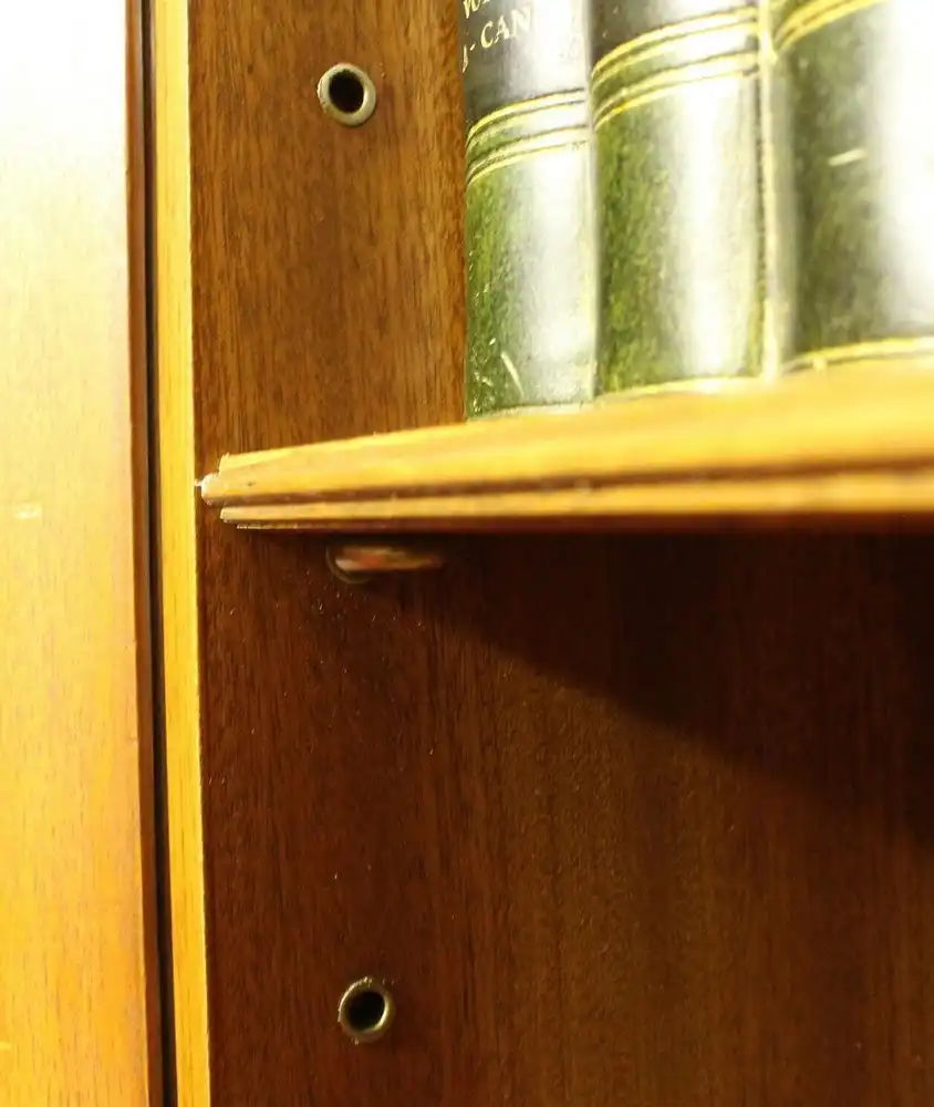 Englische Möbel Regency Bücherschrank mit serpentine Front Schubfach vers Regale 6