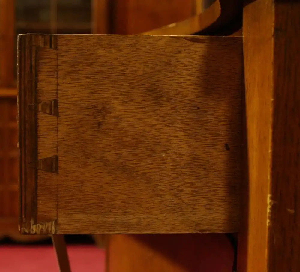 Englische Möbel Regency Bücherschrank mit serpentine Front Schubfach vers Regale 9