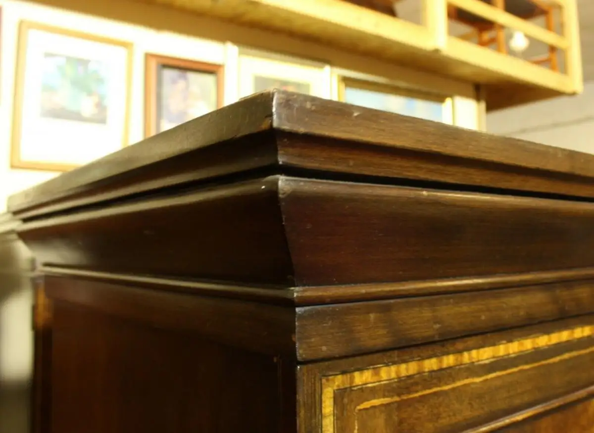 Englische Möbel Antik Schrank Kleider Diele Gentlemans Wardrobe Herrenzimmer UK 2
