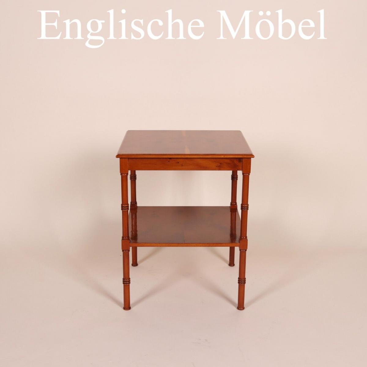 Englische M�bel Original Stilm�bel Heldense Eibe Tisch Beistelltisch Lampentisch 0