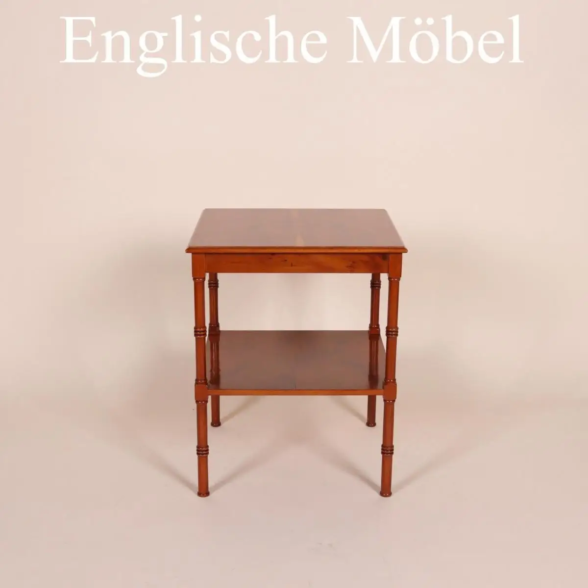 Englische Möbel Original Stilmöbel Heldense Eibe Tisch Beistelltisch Lampentisch 0