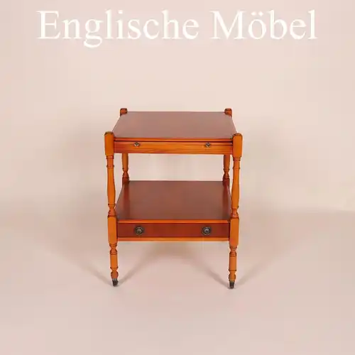 Englische Möbel Stilmöbel Regency Heldense Tisch Beistelltisch Lampentisch 1/2