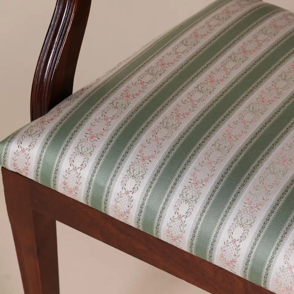 Englische Möbel Regency Set von 4 Esszimmer Stühle Stuhl 1 mit Armlehne Mahagoni 3
