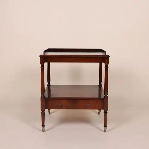 Englische Möbel Victorian Stilmöbel Mahagoni Tisch Beistelltisch Lampentisch UK