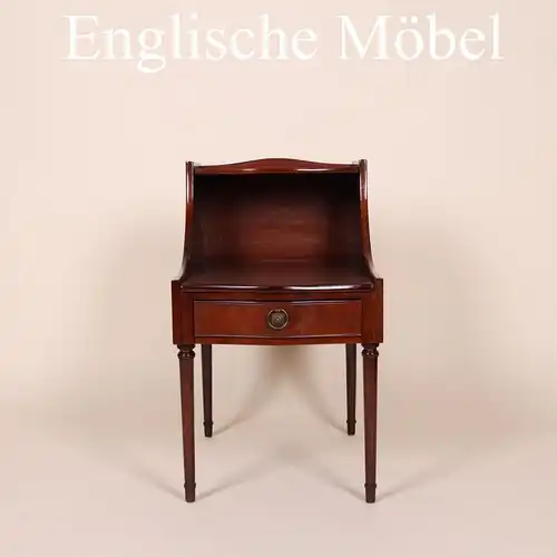 Englische Möbel Stilmöbel Mahagoni Tisch Telefontisch Lampentisch Beistelltisch