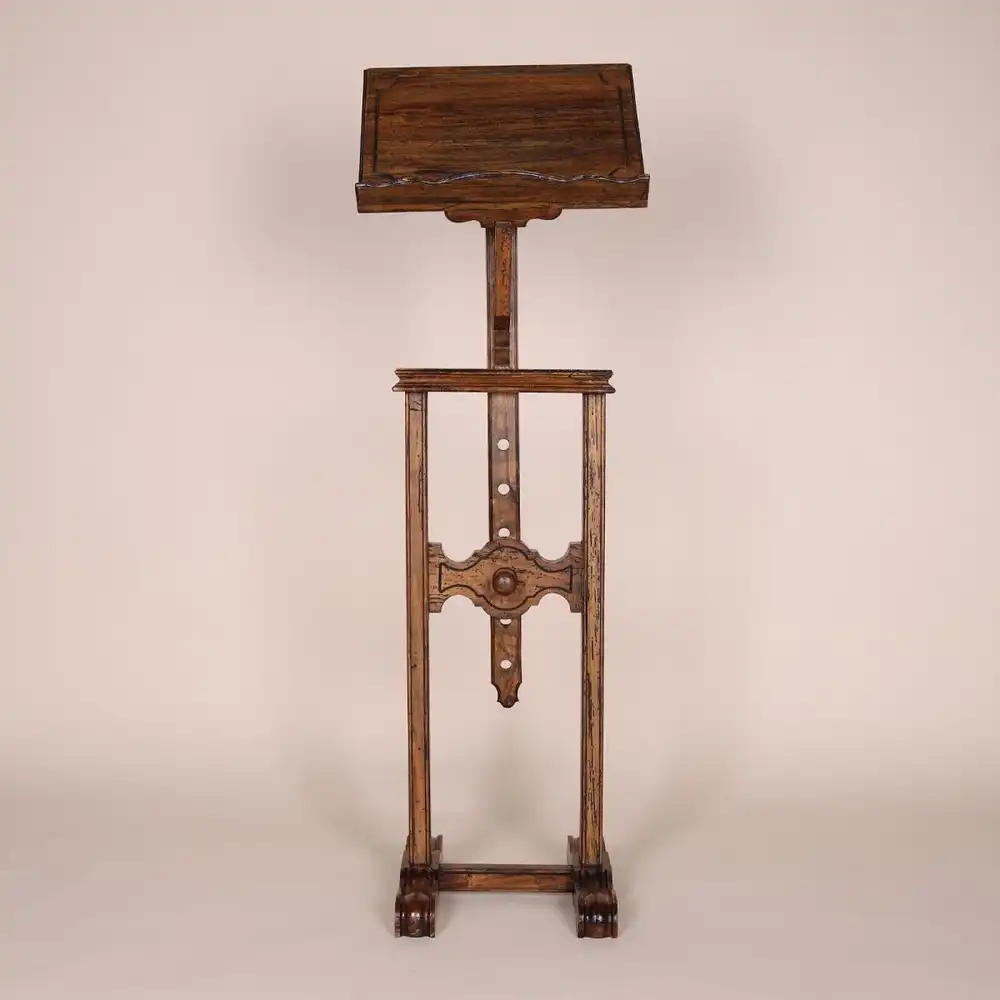 Englische Möbel Regency Antik Stehpult Standpult Buch Aufsteller verstellbar UK 2