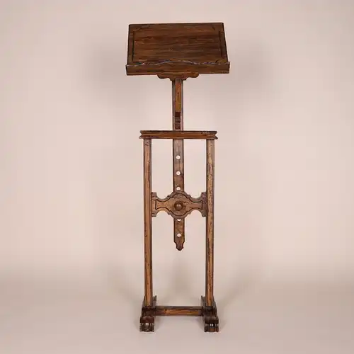Englische Möbel Regency Antik Stehpult Standpult Buch Aufsteller verstellbar UK