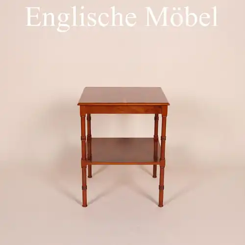 Englische Möbel Original Stilmöbel Heldense Eibe Tisch Beistelltisch Lampentisch