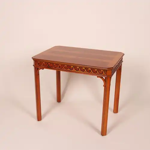 Englische Möbel Original Stilmöbel Heldense Eibe Tisch Beistelltisch Lampentisch