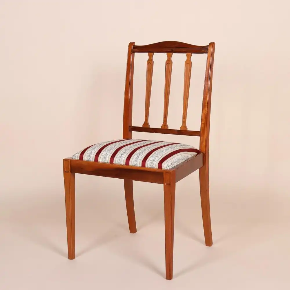 Englische Möbel Set von 4 Esszimmer Esstisch Mahagoni Stuhl Stühle Design UK 1