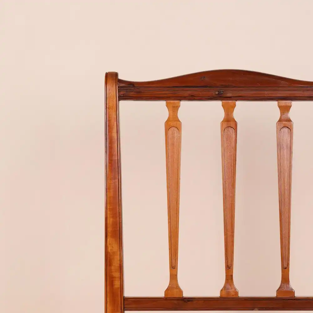 Englische Möbel Set von 4 Esszimmer Esstisch Mahagoni Stuhl Stühle Design UK 3