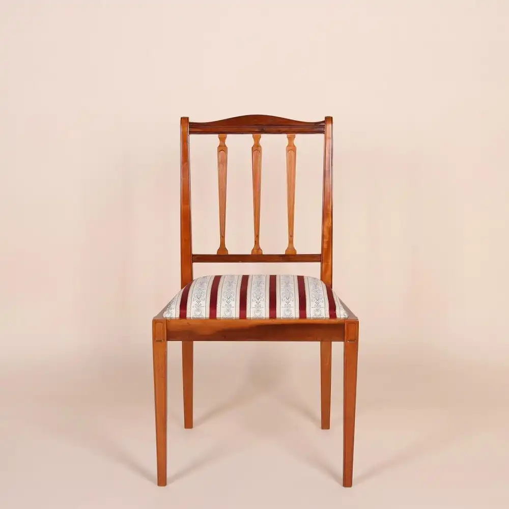 Englische Möbel Set von 4 Esszimmer Esstisch Mahagoni Stuhl Stühle Design UK 4