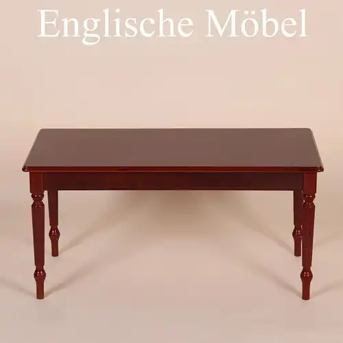 Englische Möbel Victorian Mahagoni Wohnzimmer Couchtisch Sofatisch Intarsie UK